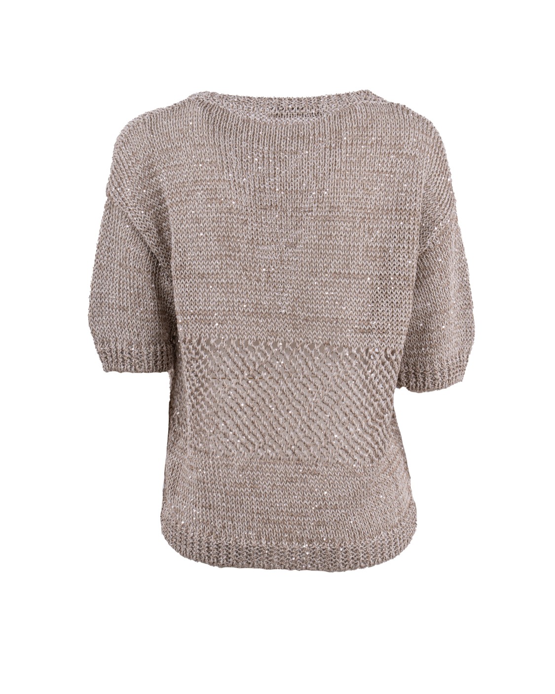 shop D.EXTERIOR  Maglia: D. Exterior pull in misto lino.
Girocollo ampio.
Mezze maniche.
Traforato nel girovita.
Paillettes.
Composizione: 67% lino, 22% poliestere, 11% poliammidica.
Made in Italy.. 60454-8LINO number 7670761